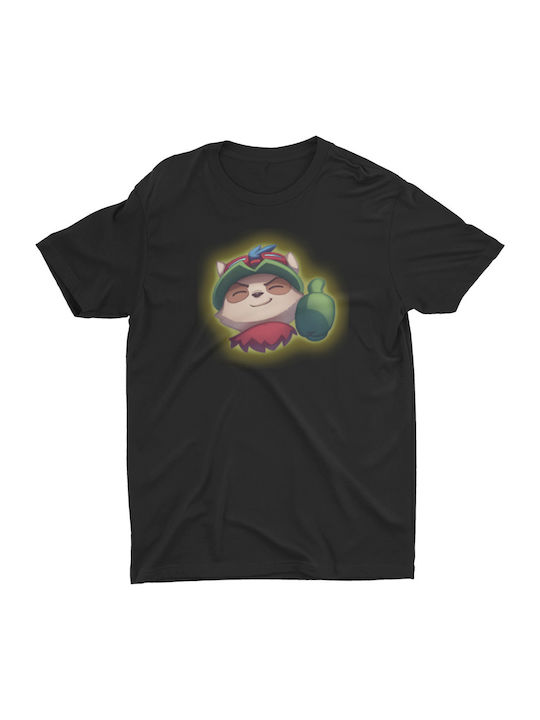 League Legends Teemo Μαύρη Μπλούζα