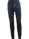 Sweatpants with Elastic Dark Blue