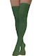 Dimi Socks Women's Solid Color Socks Olive
