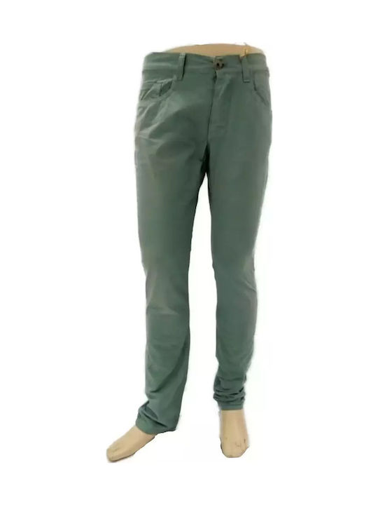 Men's Jeans Pants with Relaxed Fit Green