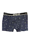 Men's Boxer Black with Patterns