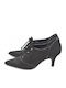 Leder Pumps Schwarz