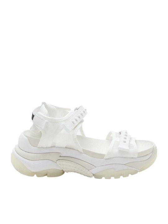 Ace Women's Flat Sandals Sporty White