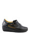 Women's Leather Oxford Shoes Black