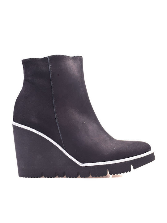 Stiefeletten Damen Schwarz