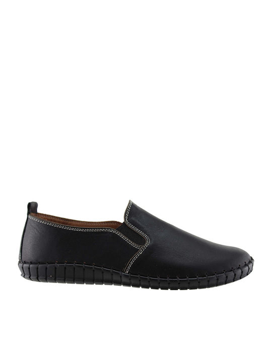 On the Road Women's Slip-On Leather Black