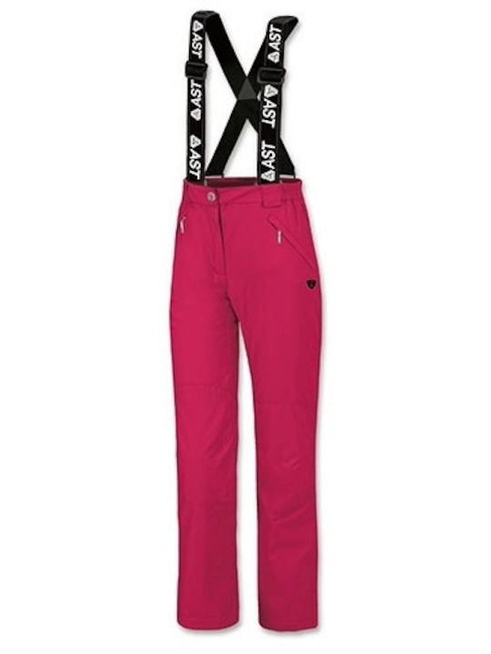 Astrolabio JN9P-281 Pantaloni de schi și snowboard pentru copii Ski & Snowboard Roșu