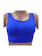 Kinder-Tanzbekleidung Kinder-Tanz-Top Blau Royal Baumwolle