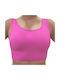 Kinder-Tanzbekleidung Kinder-Tanz-Bustier Rosa Baumwollig