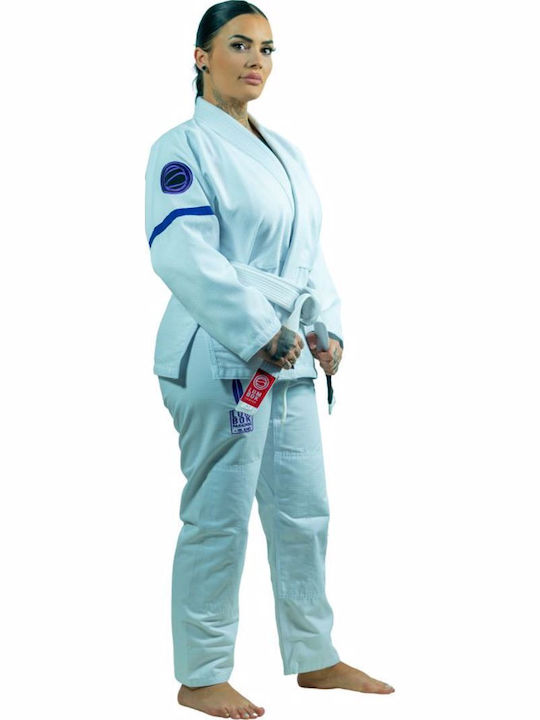 Soiltecnique Femei Uniforme Jiu Jitsu brazilian Alb