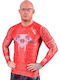 Okami Long Sleeve Shirt ORS119 for Jiu-Jitsu Red