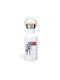 Water Bottle Stainless Steel 650ml White
