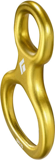 Black Diamond Belay Device Super 8 BD620072YELOALL1 Climbing Figure Eight Yellow