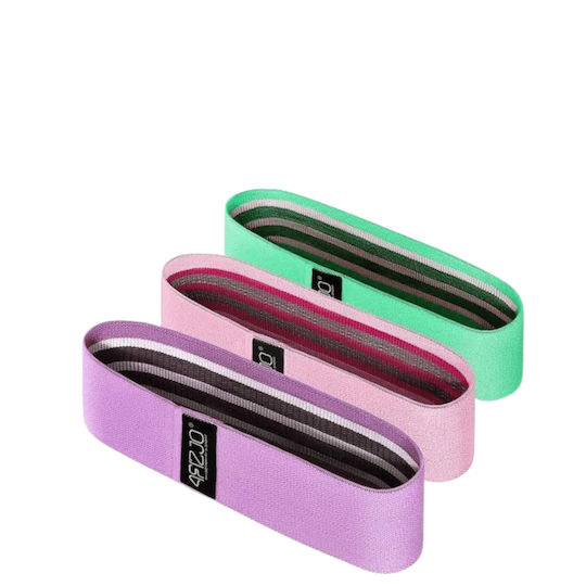 4FIZJO Band Benzi de rezistență în formă de buclă seturi 3buc Colorate