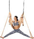 Trendy Sport Aerial Yoga Hammock with Handles Beige