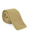 Monte Napoleone Men's Tie Synthetic Knitted Monochrome in Beige Color
