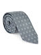 Monte Napoleone Men's Tie Synthetic Printed in Blue Color