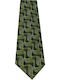 Luciano Faketti Men's Tie Printed in Green Color