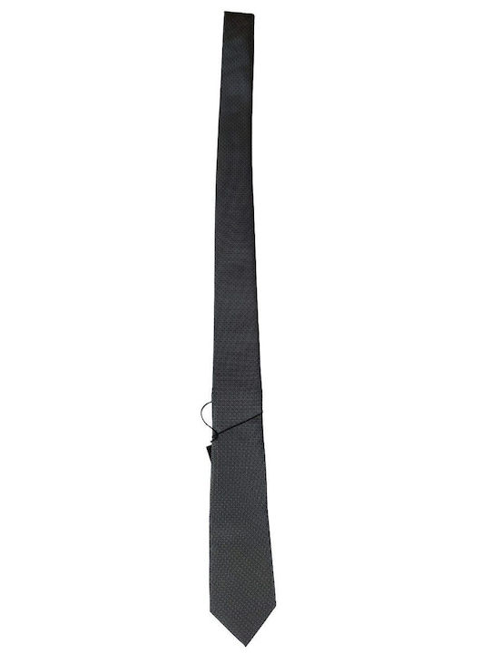 19V69 Set de Cravată pentru Bărbați Monocromie în Culorea Gri