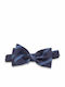 Set of Blue Brown Sky Blue Striped Bow Ties