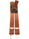 Victoria Детски презрамки Tabac Brown с 3 клипа