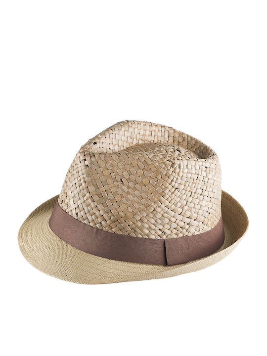 Men's Hat Fedora Beige