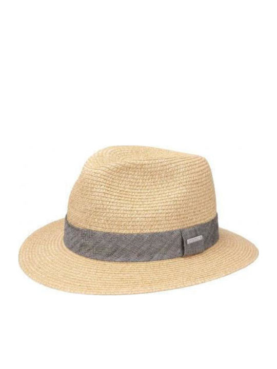 Stetson Lintano 2478515 Nature Ψάθινο Τραγιάσκα Μπεζ