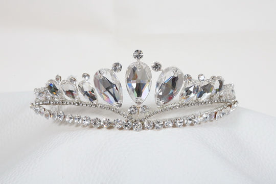Handgemachte Brauttiara Tiaras K466 Sil-k466