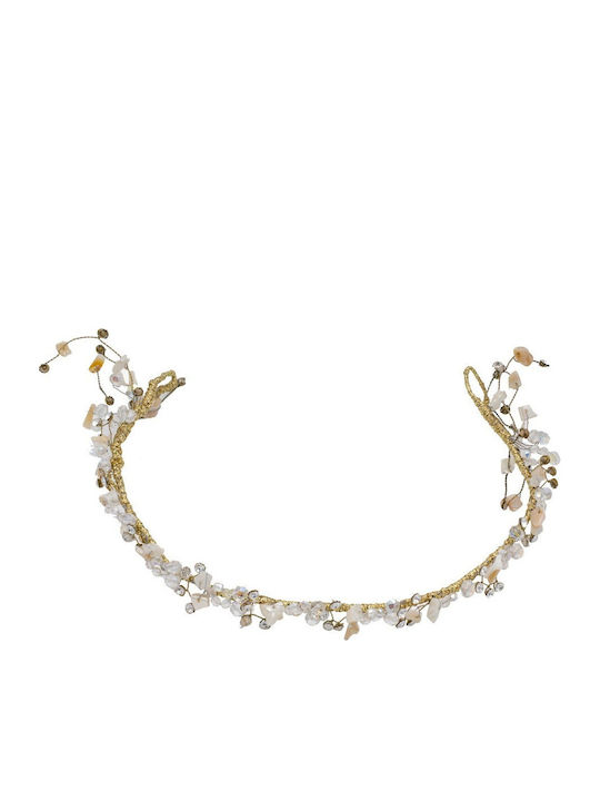 Handmade Wedding Tiara Crown Iridescent Stones