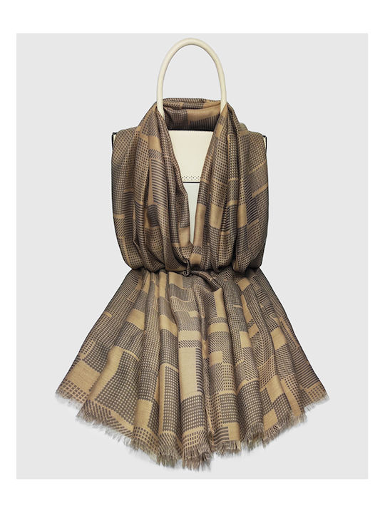 Brims and Trims Damen Schal Braun
