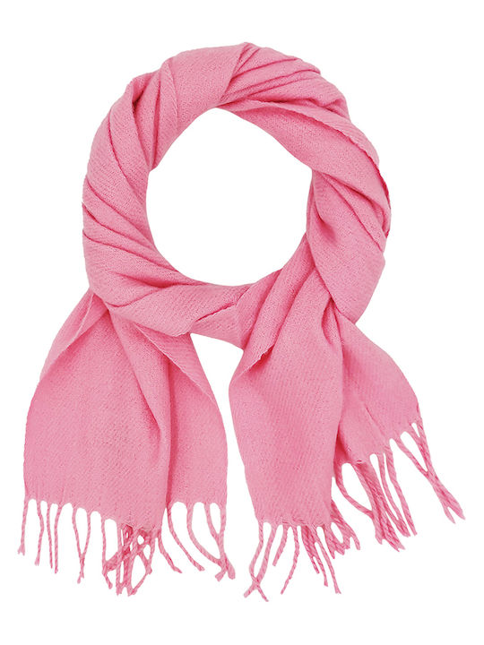 Brims and Trims Women's Wool Scarf Pink