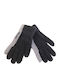 Schwarz Gestrickt Handschuhe