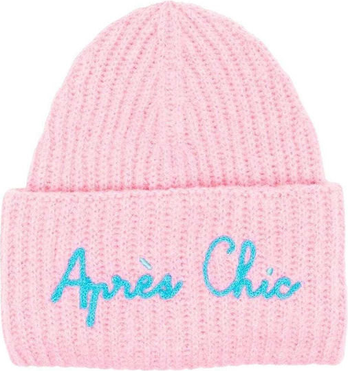 Beanie Unisex Beanie Knitted in Pink color
