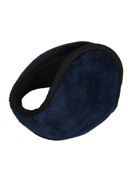 Unisex Earmuff Πλεκτό σε Navy Μπλε χρώμα