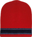 Brims and Trims Beanie Beanie Knitted in Red color