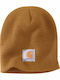 Beanie Unisex Σκούφος Πλεκτός σε Καφέ χρώμα