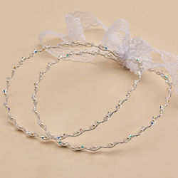 Pageri Handmade Silver Plated Wedding Crowns Pageri