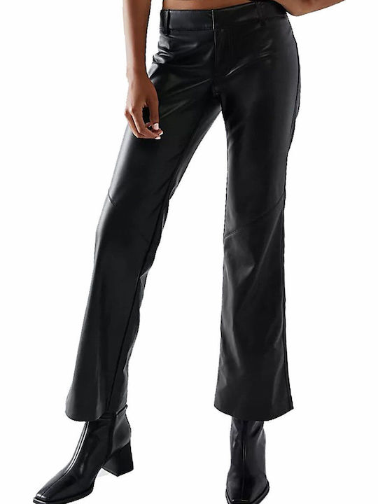 Free People Women's Fabric Capri Trousers Black