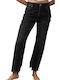 Women's Jean Trousers in Boyfriend Fit Black
