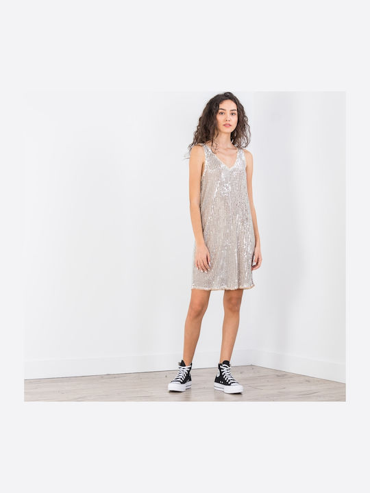 L.A Dolls Rochie All day Argintie