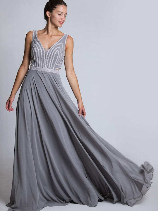 Eden Dress Evening Gray