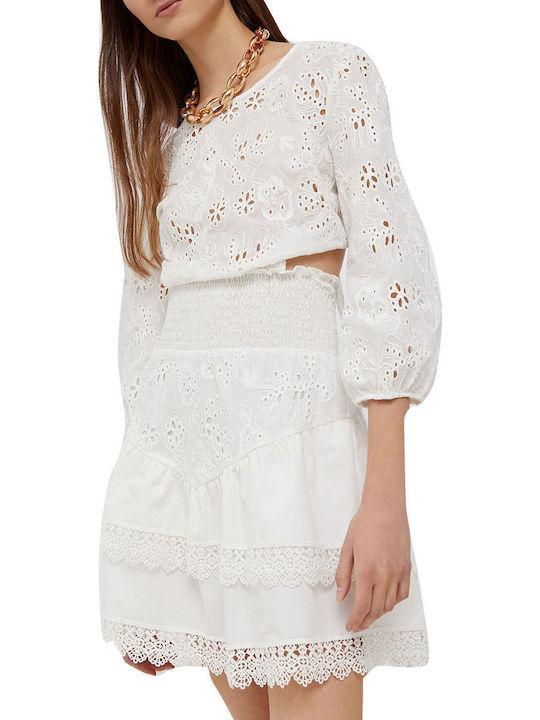Frou Frou Summer Mini Dress White