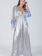 Summer Maxi Dress for Wedding and Christening Silver