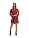 Mini Kleid Camel