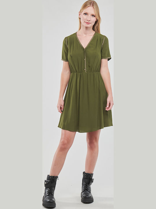 Rochie de Vară pentru Femei Mini Kaki