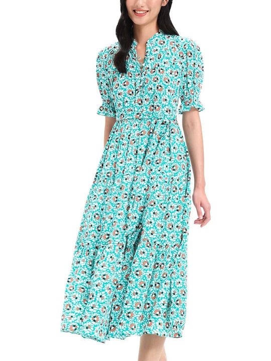 Diane Von Furstenberg Kleid Ganztägig Türkis