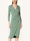 Rochie Midi Verde Indian