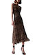 Summer Midi Evening Dress Jade