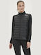 Kurz Damen Puffer Jacke Winddicht BLACK