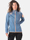 Women's Short Puffer Jacket Waterproof for Winter with Hood Deep Lake